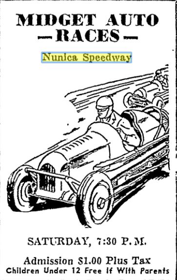 Nunica Speedway - July 1949